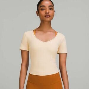 Lululemon Align Shirt Prosecco Tan Soft Nulu Fabric S